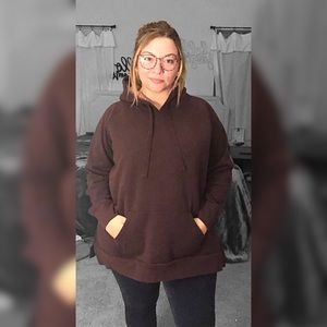 Purple Fleece Lined hoodie